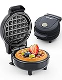 Mini Waffeleisen Belgische Waffel Maschine Kleines Waffeleisen Klassische, für...