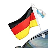 Premium Autofahne | Autoflagge | Autofensterfahne | Autofensterflagge | Fußball...