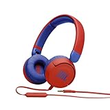 JBL Jr310 On-Ear Kinder-Kopfhörer in Rot-Blau – Kabelgebundene Ohrhörer mit...