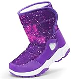 Harvest Land Schneestiefel Mädchen Warm Gefütterte Winterstiefel Outdoor...