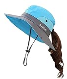 Anvevkn Women's Foldable Sun Hat Summer Hat UV Protection Hiking Hat Fishing Hat...