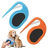 2 Stück Entfilzungskamm Katze – Katzenkamm Langhaar & Cat Dematting Comb,...