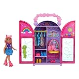 Barbie Chelsea Puppe und Kleiderschrank-Spielset mit Kleidung und Accessoires,...