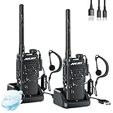 JUCJET EP31 PMR446 Walkie Talkies, IP54 Waterproof Rechargeable Walkie Talkies...