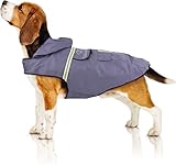 Bella & Balu Hunderegenmantel - Wasserdichter Hundemantel mit Kapuze und...