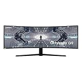 Samsung Odyssey G9 Curved Gaming Monitor C49G94TSSP, 49 Zoll, VA-Panel, QLED,...