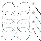 Violinsaiten, 8 Stück Geigensaiten Saiten Violinensaiten Universal Full Set...