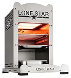 Lone Star 800 Grad Hochtemperaturgrill, Silber, 54x40x25 cm