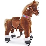 PonyCycle Pferd zum reiten, für Kinder 4–7 Jahre, 76cm Hoch, Reitpferd auf...