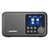 Blaupunkt DR8BK Tragbares DAB+ UKW-Radio, Bluetooth 5.3, 2,4 Zoll Farbdisplay,...