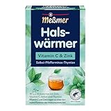 Meßmer Halswärmer | Vitamin C & Zink | 16 Teebeutel | Glutenfrei | Laktosefrei...