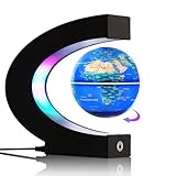 Magnetisch schwebender Globus mit 7-Farben LED Lichtern,360°rotierende...