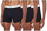 Calvin Klein Herren Boxershorts Low Rise TRUNK, 3er Pack U2664G, Ohne Eingriff,...