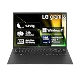 2024 LG gram 16 Zoll Notebook - 1199g Intel Core Ultra7 Laptop (16GB RAM, 512GB...