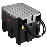 VEVOR Tragbarer Dieseltank 58 Gallonen Mobile Tankanlage, Schwarz...