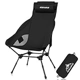 IEEILULU Campingstuhl Faltbarer Hochlehner, Ultraleicht Tragbare Campingstuhl...