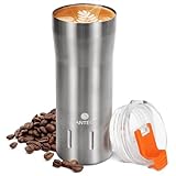 SANTECO Thermobecher 500ml, Kaffeebecher to go 18/8 aus Edelstahl Doppelwandig...