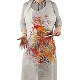 5 Stück Einweg-Schürzen für Erwachsene und Jugendliche, wasserdicht aus...