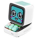 Divoom Ditoo Multifunctional Pixel Art LED Bluetooth Speaker, 256 Programmable...