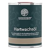 Lignocolor Hartwachsöl Holzöl (1 L, Natur seidenglänzend, farblos)...