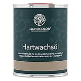 Lignocolor Hartwachsöl (1 L, Farblos seidenglänzend) Holzöl für den...