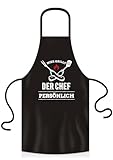 YORA Grillschürze für Männer Vatertagsgeschenk - Kochschürze lustig [inkl....