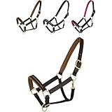 Marengos - Halfter Diamond aus Leder | Halfter für Pferde | Pferdehalfter mit...