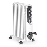 TROTEC Radiator Heizung TRH 20 E – Heizleistung 800 W / 1200 W / 2000 W –...