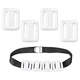 TOOSOAR 4 Stück Tauchgewichte für Gerätetauchen,Beschichtetes Blei,Gürtel...