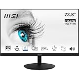 MSI PRO MP242ADE 23,8 Zoll Full HD Office Monitor - 1920 x 1080 IPS-Panel,...