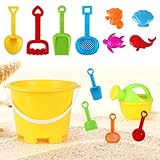 LUFEIS Sandspielzeug Set, 14PCS Strandspielzeug für Kinder, Sandkasten Set,...