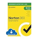 NORTON 360 | Standard | 1 Gerät | 12 Monate | PC/Mac | Aktivierungscode per...