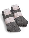Basic Treasure 6 Paar Norweger Wollsocken, Wintersocken Herren und Damen 47-49,...