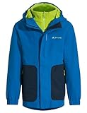 VAUDE Unisex Kinder Kids Campfire 3in1 Jacket Iv, Radiate/green, 134-140 EU