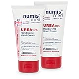 numis med Handcreme mit 10% Urea - 2er Pack Hautberuhigende Hand Creme für sehr...