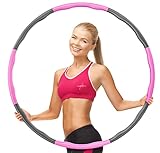 AthleticPro - DAS ORIGINAL - Hula Hoop Reifen Erwachsene [0.75-1kg] - Steckbarer...