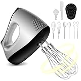VIYSPNV 500-W-Handmixer mit 5 Geschwindigkeitsstufen und Turbofunktion,...