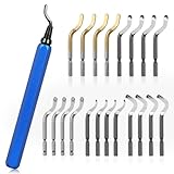 KOMABLEN 21 Stück Entgrater Metall Werkzeug Universal, Handentgrater mit 20...