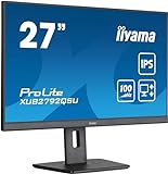 iiyama Prolite XUB2792QSU-B6 68,5cm 27' IPS LED-Monitor WQHD 100Hz HDMI DP...