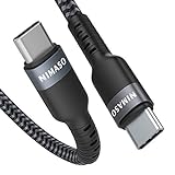 Nimaso USB C auf USB C 3.0 Kabel 2M,USB Typ C 60W 20V/3A Power Delivery...