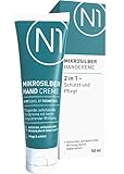 N1 Mikrosilber Handcreme für sehr trockene Hände 50 ml [inkl. Desinfektion] -...