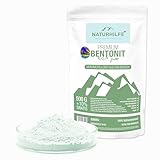 NATURHILFE Bentonit Pulver Bio 550 g - Laborgeprüftes Mineralerde...