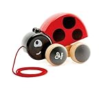 Hape Nachziehkäfer Marie - Nachziehspielzeug aus Holz, Motorik, Laufenlernen,...