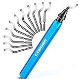 CGBOOM Entgrater Werkzeug Universal, Metallgriff Handentgrater mit 10 Stück...