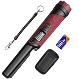 DR.ÖTEK Pinpointer Metalldetektor, IP68 Wasserdicht, 360° Suchen Handheld Pin...