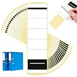 KILDOWS 100 Stück Ordnerrücken Selbstklebend, 19 × 5.4 cm Breit Ordnerrücken...