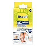 Burgit Footcare Anti Warzen Pflaster, Lindert Schmerzen, 14 Stück (1er Pack)