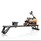 HAMMER Wasser-Rudergerät RowFlow 5.0 NorsK, edles Holz-Design, 20 Programme,...
