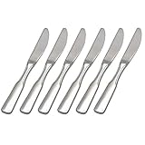 GRÄWE Dessertmesser aus Edelstahl, 6er Messer Set, Menümesser mit...
