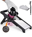 Mandoline Gemüsehobel 5-in-1 Profi Verstellbar Gemüseschneider Multifunktion...